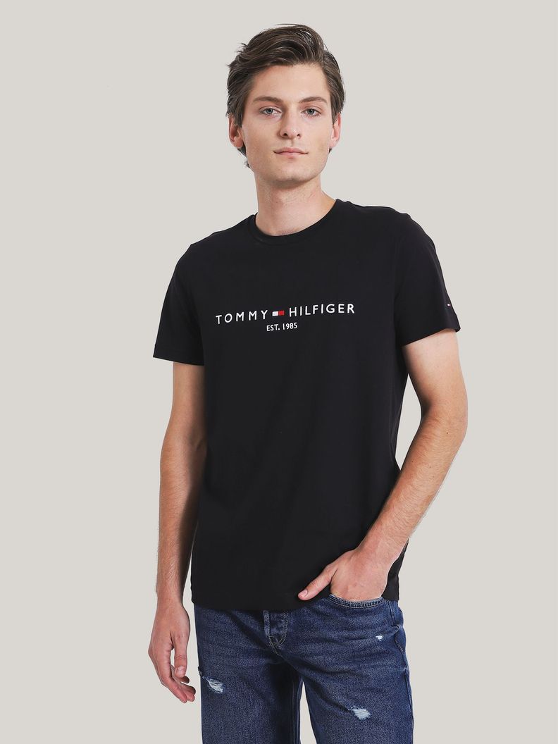 Polera Im Core Logo Slim Negro Tommy Hilfiger-0