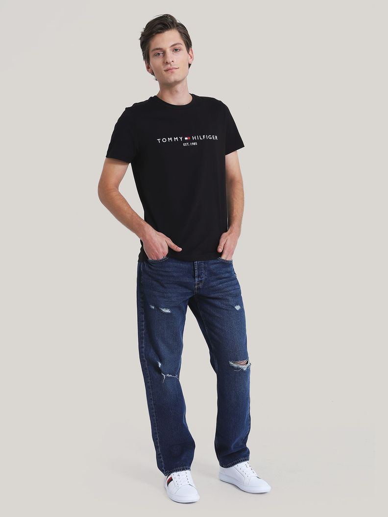 Polera Im Core Logo Slim Negro Tommy Hilfiger-1