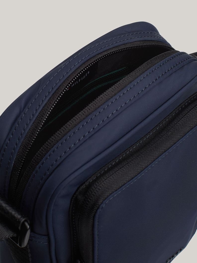 Bolso Reporter Con Logo Texturizado Azul Tommy Hilfiger-2