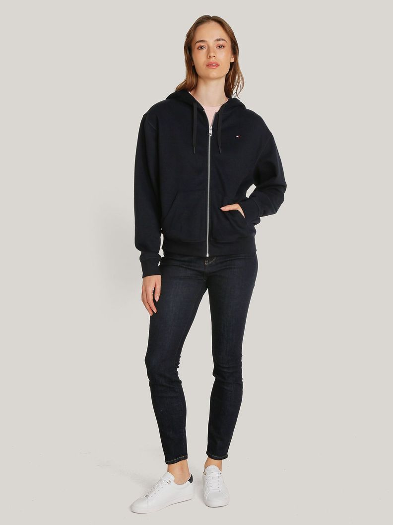 Polerón Hoodie Con Logo Flag Azul Tommy Hilfiger-1