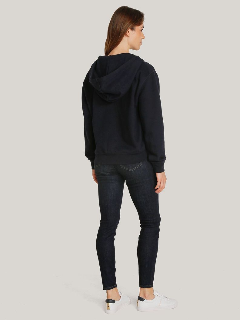 Polerón Hoodie Con Logo Flag Azul Tommy Hilfiger-2