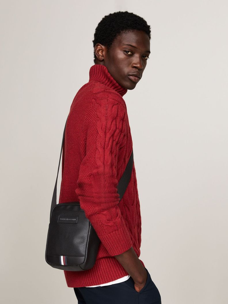 Bolso Reporter Business Negro Tommy Hilfiger-1