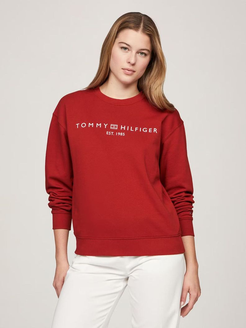 Polerón Modern Con Logo Rojo Tommy Hilfiger-0