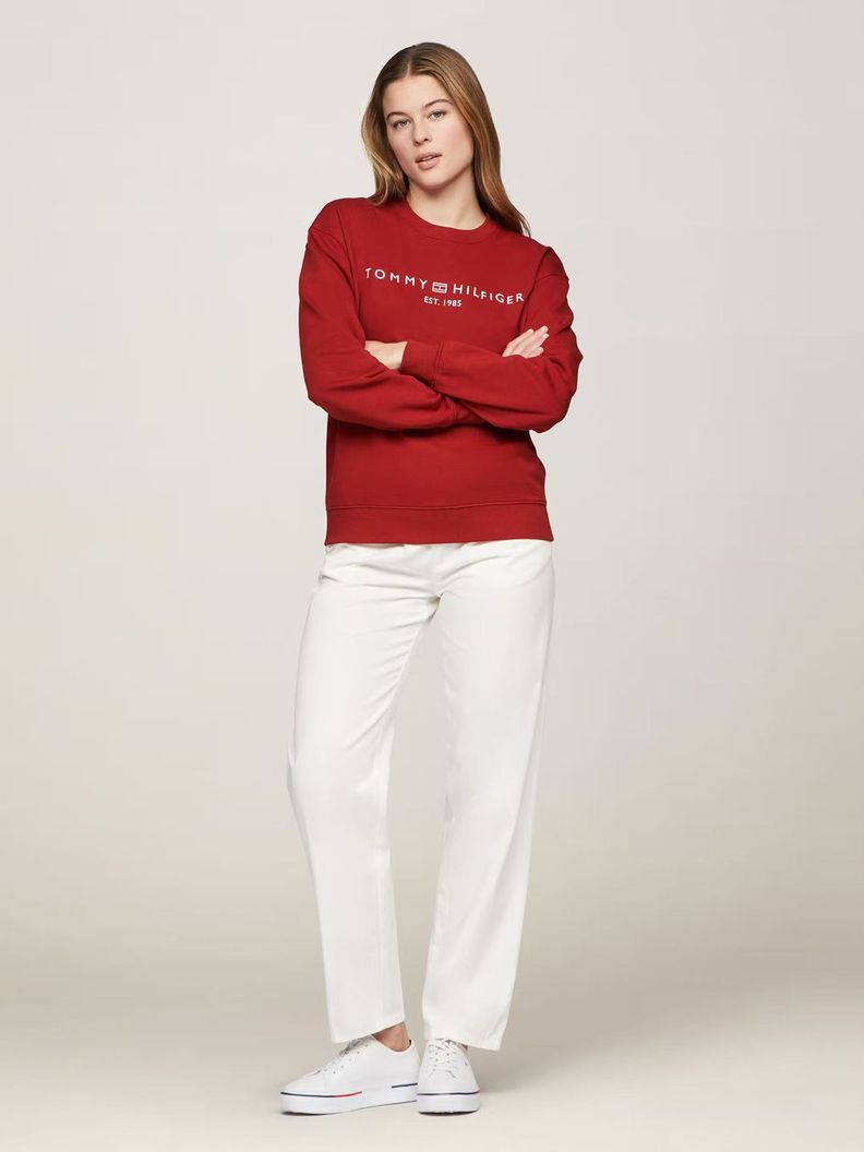 Polerón Modern Con Logo Rojo Tommy Hilfiger-1