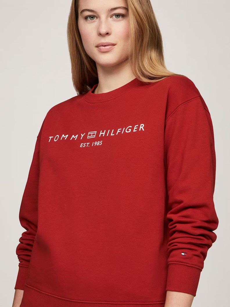 Polerón Modern Con Logo Rojo Tommy Hilfiger-3