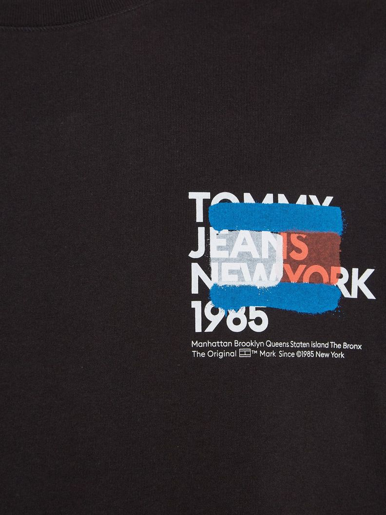 POLERA LOGO DE GRAFITI NEGRO TOMMY JEANS-3