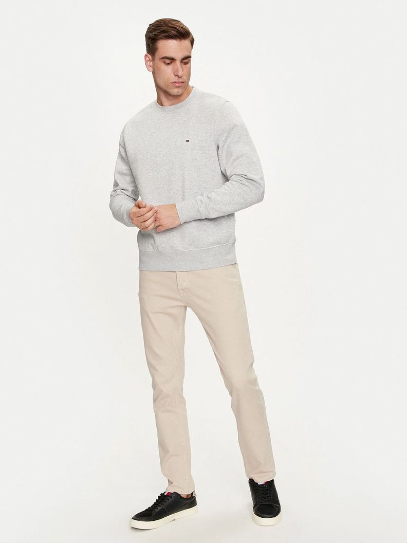 Polerón Essential Neck Gris Tommy Hilfiger-1