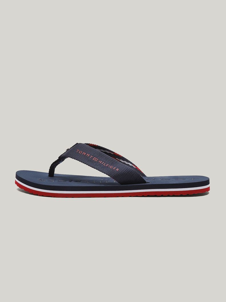 Sandalias Con Logo Solid Azul Tommy Hilfiger-5