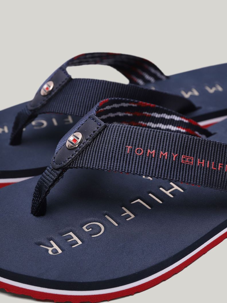 Sandalias Con Logo Solid Azul Tommy Hilfiger-6