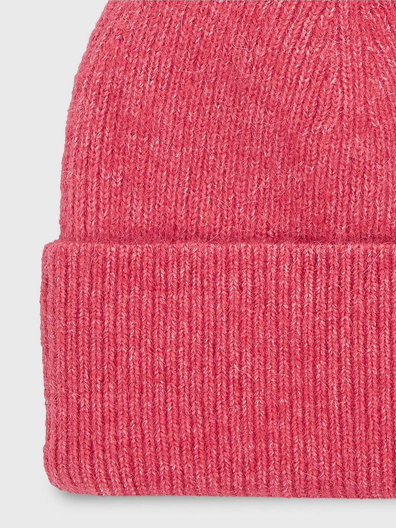 Beanie Essential C Logo Rosado Tommy Hilfiger-2