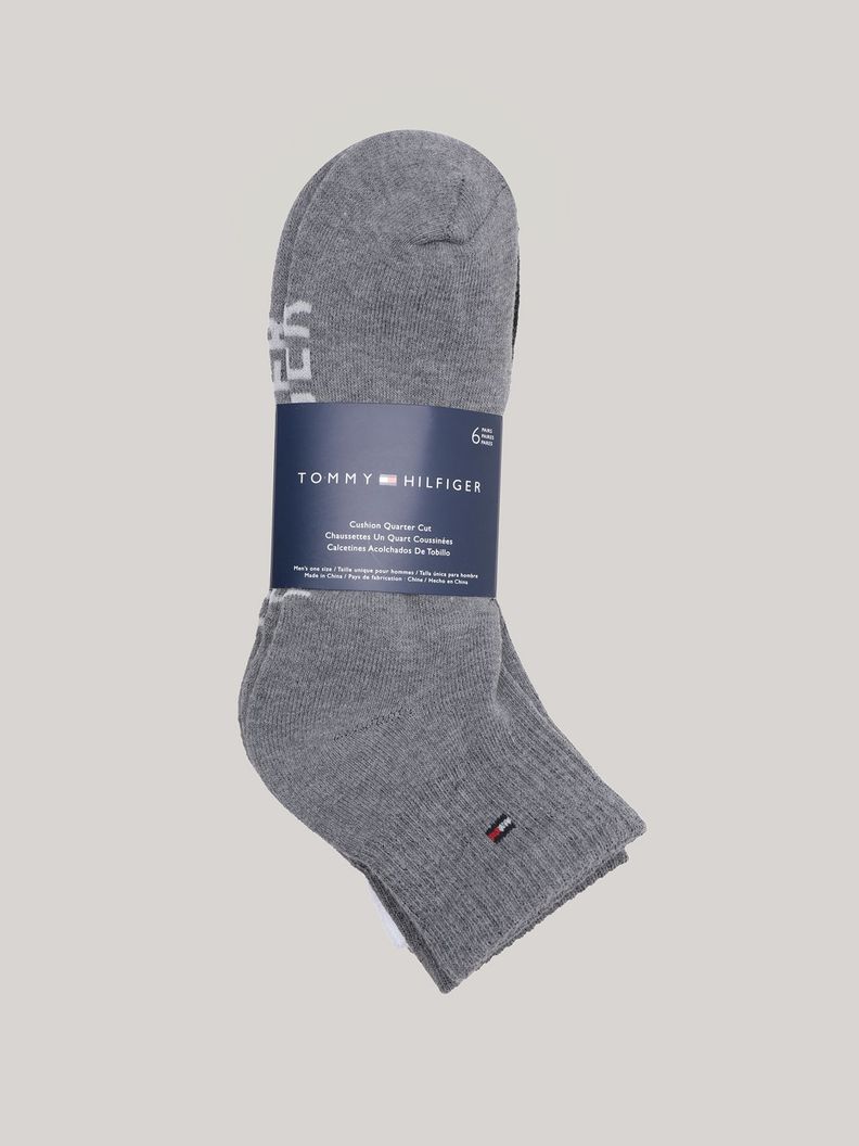 Pack De 6 Pares De Calcetines Athletic Quarter Multicolor Tommy Hilfiger-1