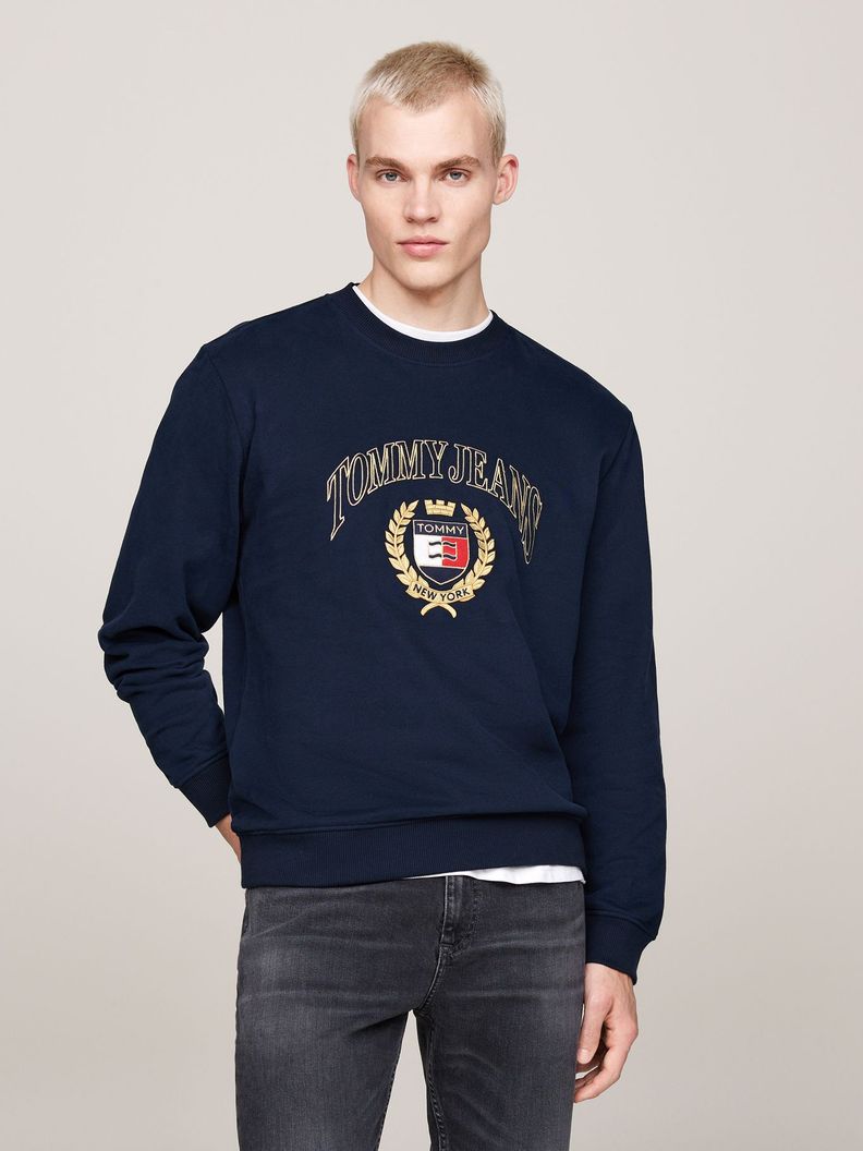 Polerón Preppy Crest Con Logo Azul Tommy Hilfiger-0