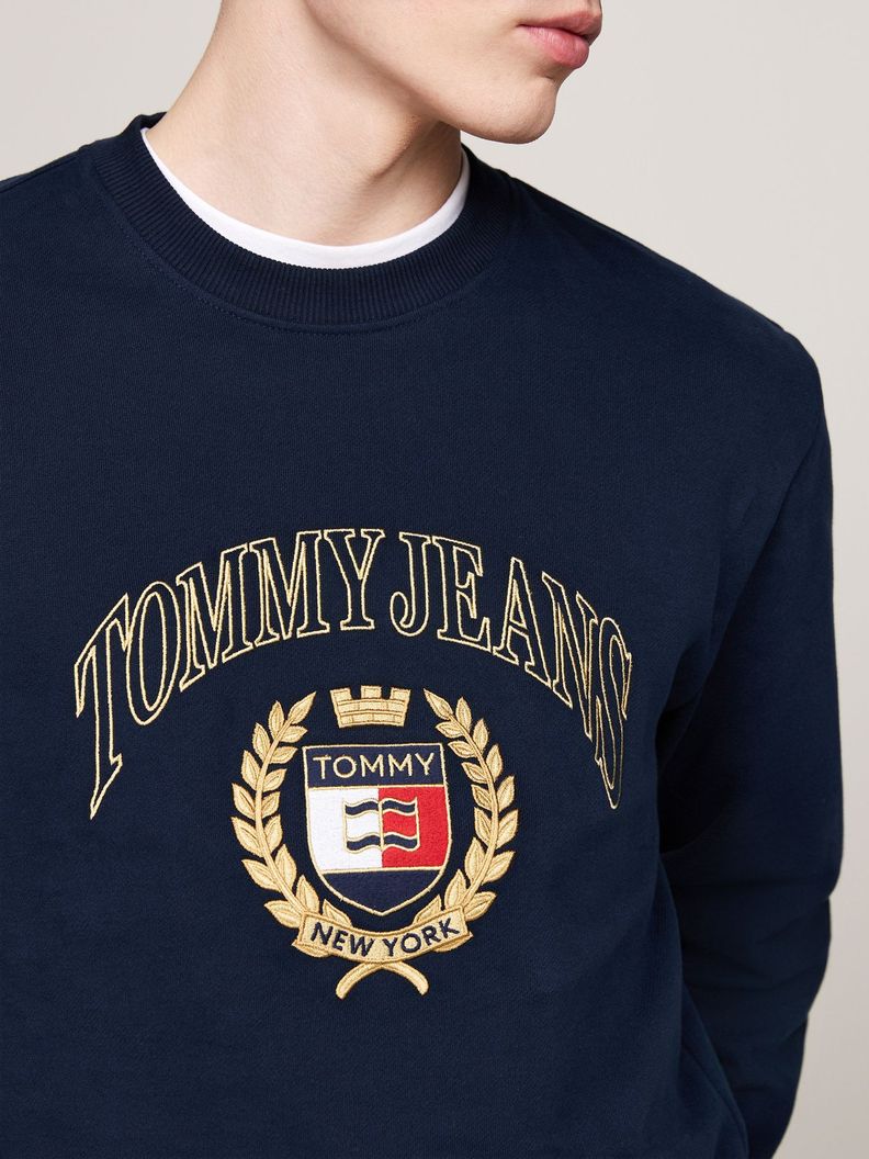 Polerón Preppy Crest Con Logo Azul Tommy Hilfiger-3