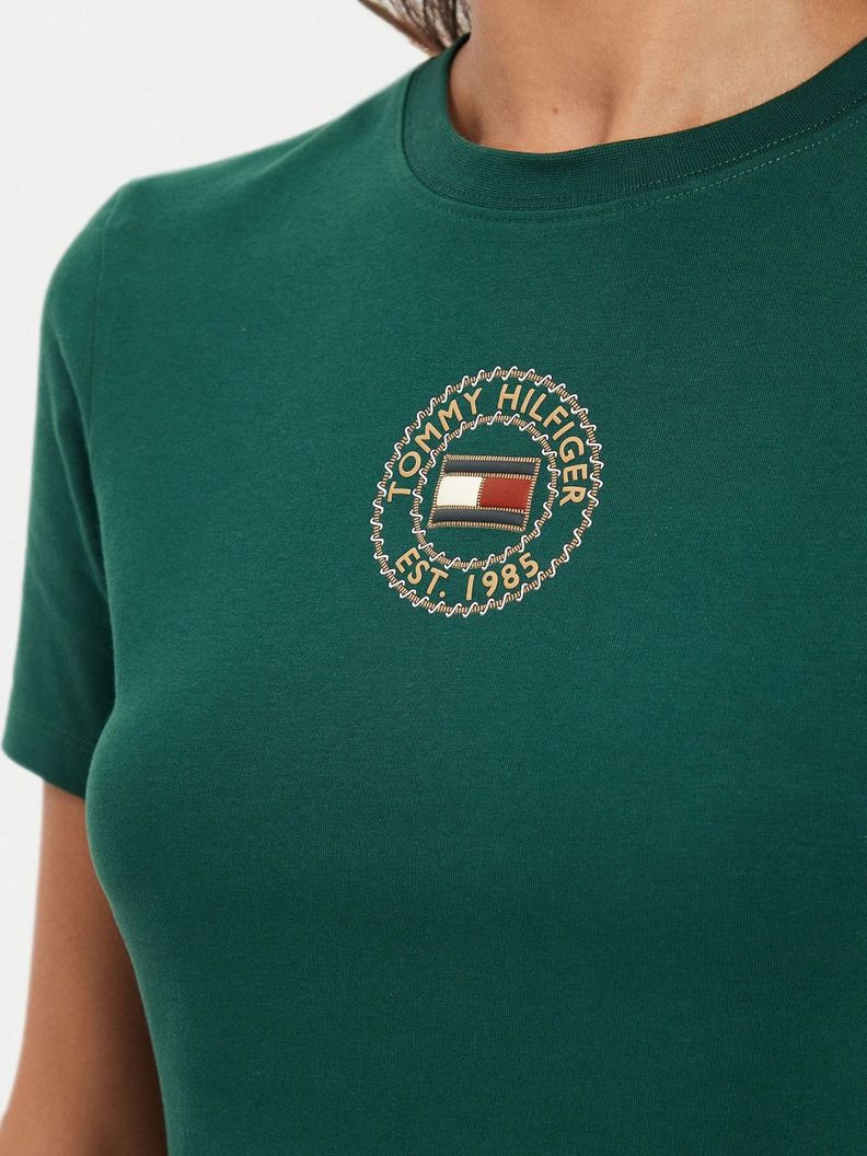 Polera Nautic Graphi Logo Slim Fit Verde Tommy Hilfiger-3