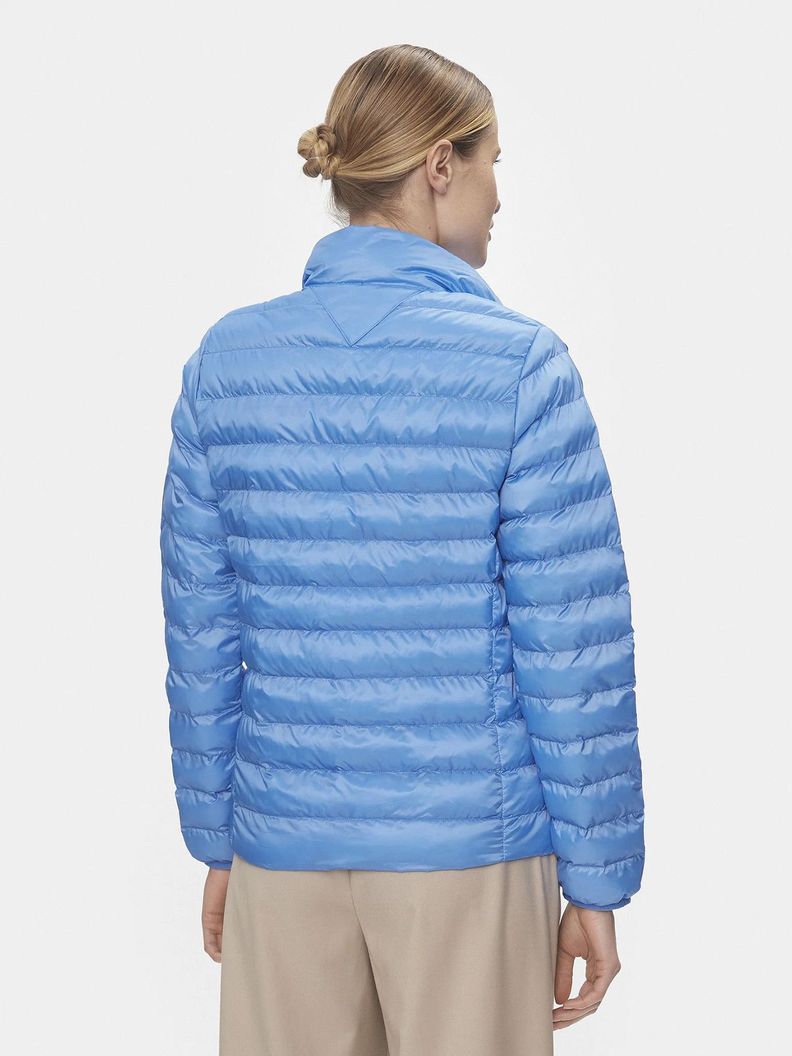 Parka Acolchada Global Stripe Celeste Tommy Hilfiger-3