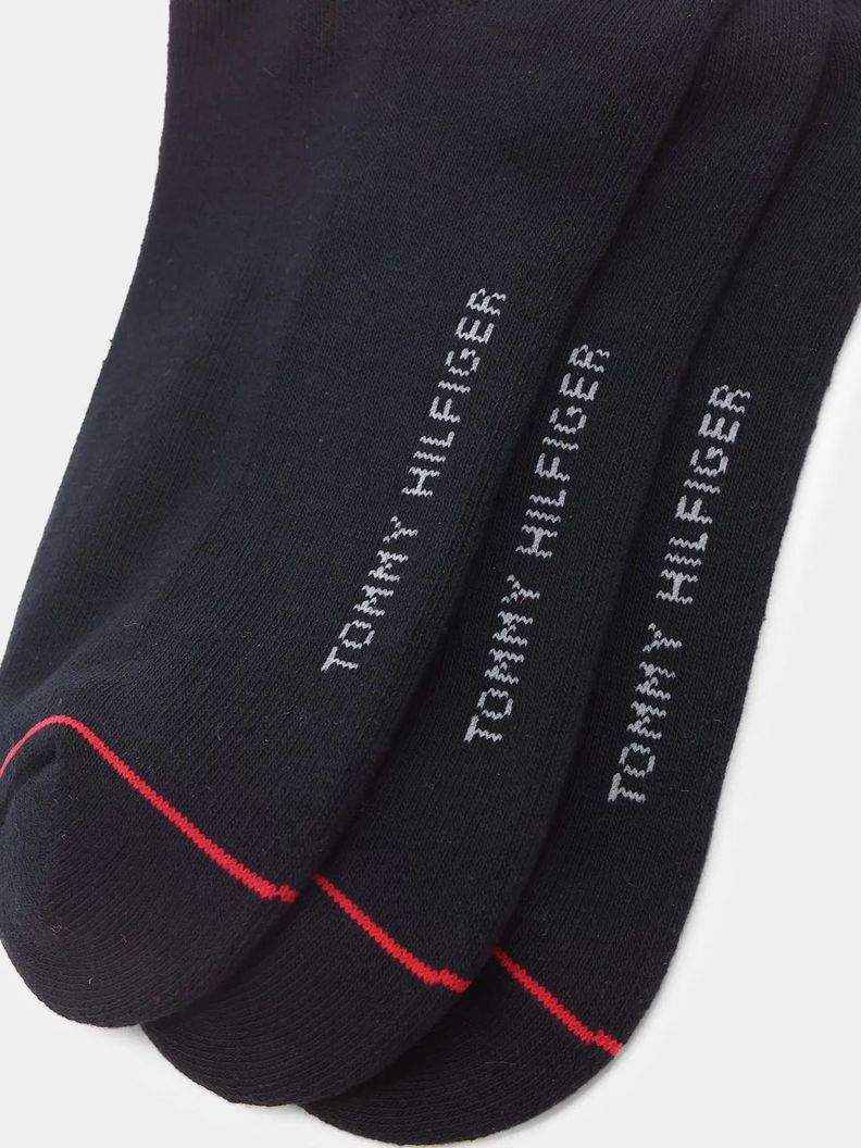 Pack De 3 Pares Calcetines Sport C Negro Tommy Hilfiger-1