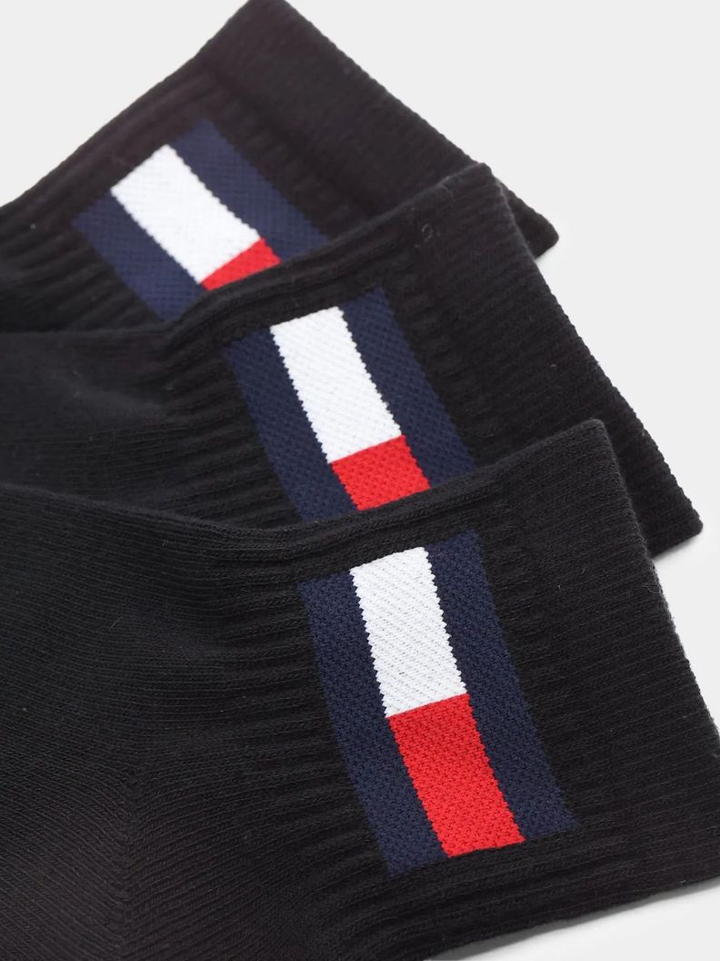 Pack De 3 Pares Calcetines Sport C Negro Tommy Hilfiger-3