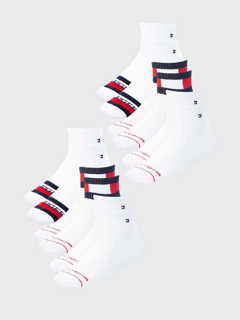 Pack De 6 Pares De Calcetines Sport Blanco Tommy Hilfiger-0