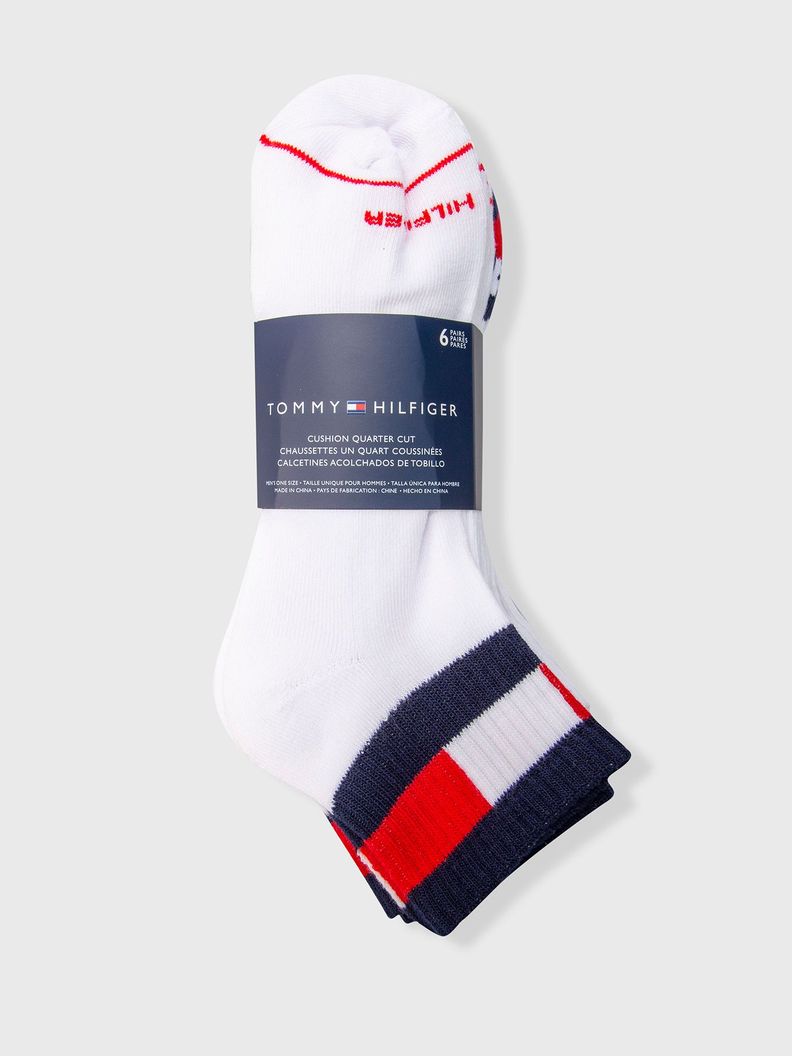 Pack De 6 Pares De Calcetines Sport Blanco Tommy Hilfiger-2