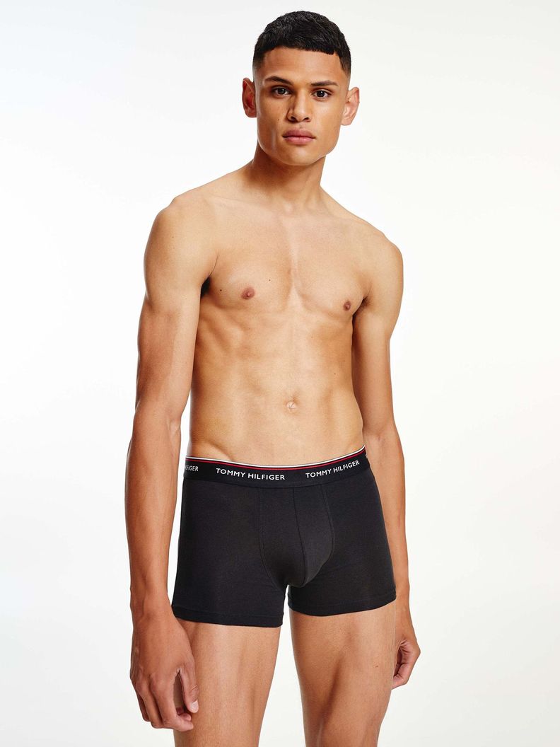 Pack De 3 Calzoncillos Trunk Premium Stretch Negro Tommy Hilfiger-1