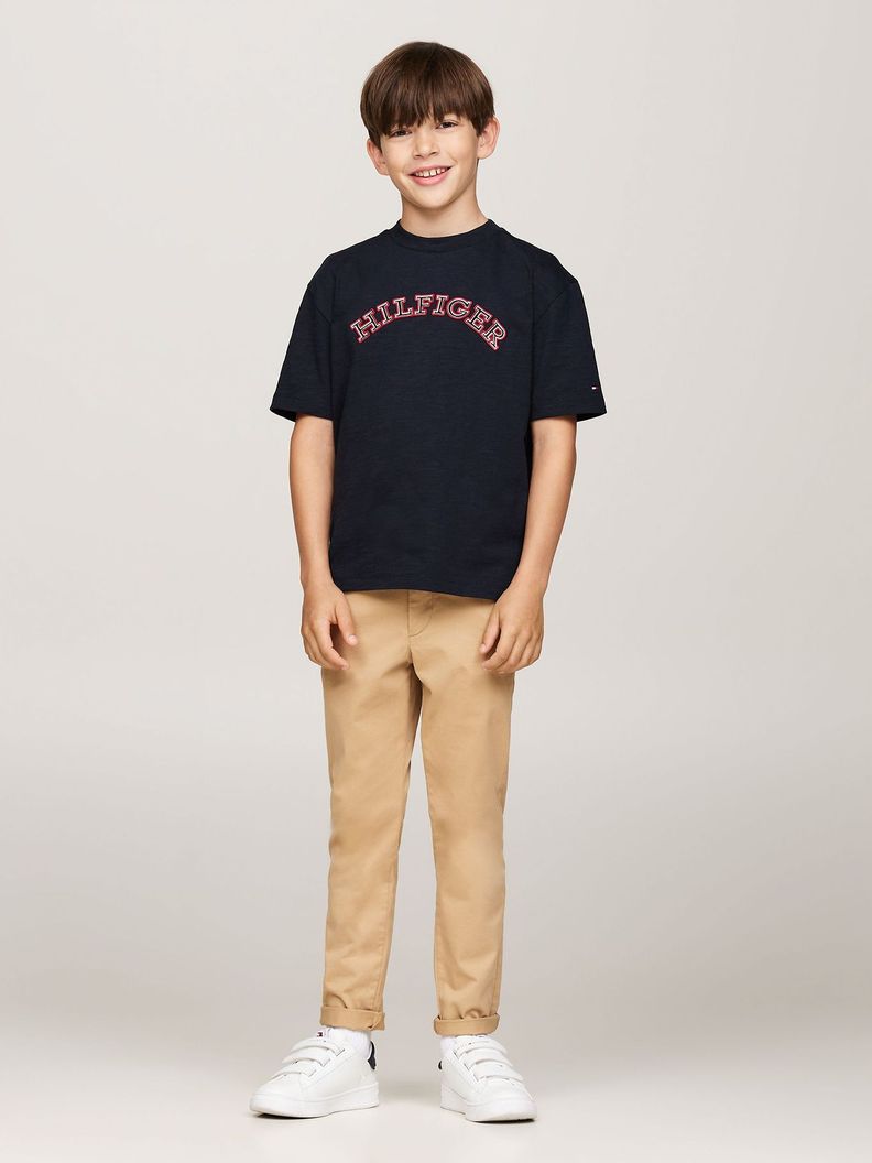 Polera Con Logo Monotipo Azul Tommy Hilfiger-1