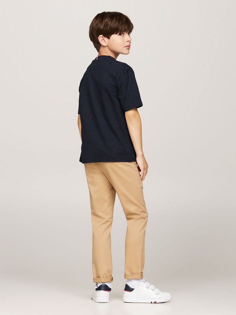 Polera Con Logo Monotipo Azul Tommy Hilfiger-2