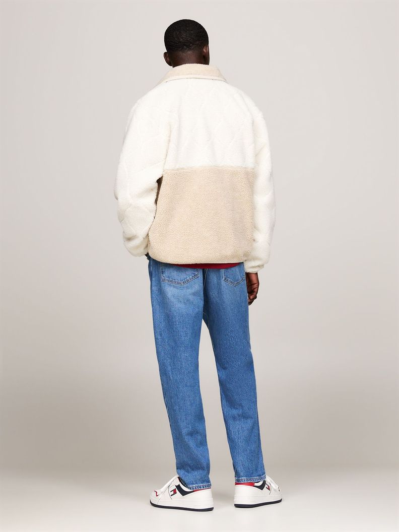 Chaqueta Teddy Essential Con Logo Beige Tommy Hilfiger-2