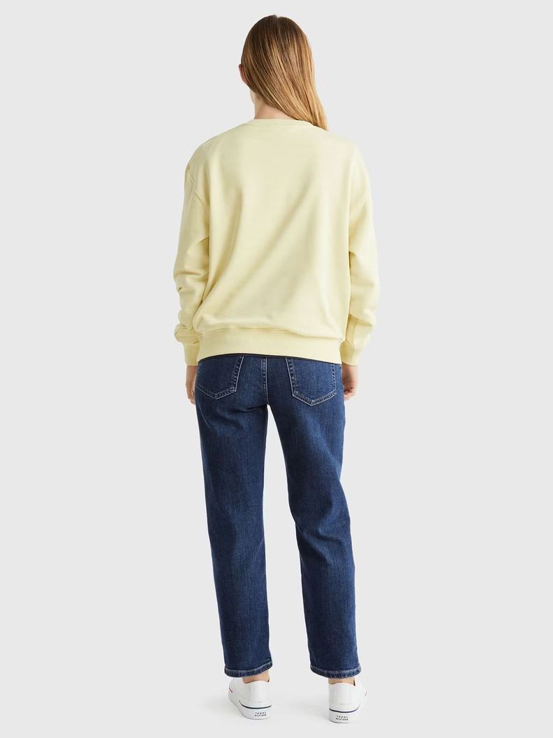 Polerón Modern Con Logo Amarillo Tommy Hilfiger-2