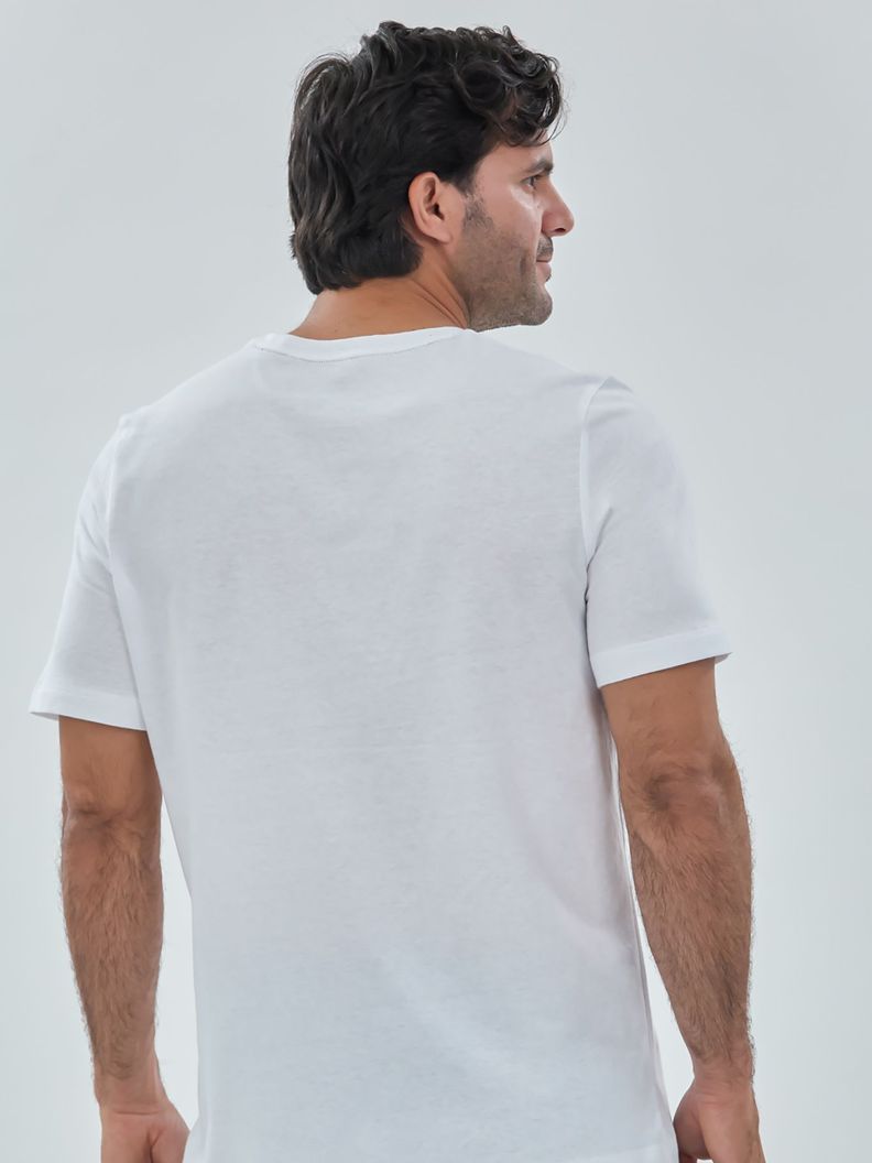 Polera De Pijama Con Logo Blanco Tommy Hilfiger-1