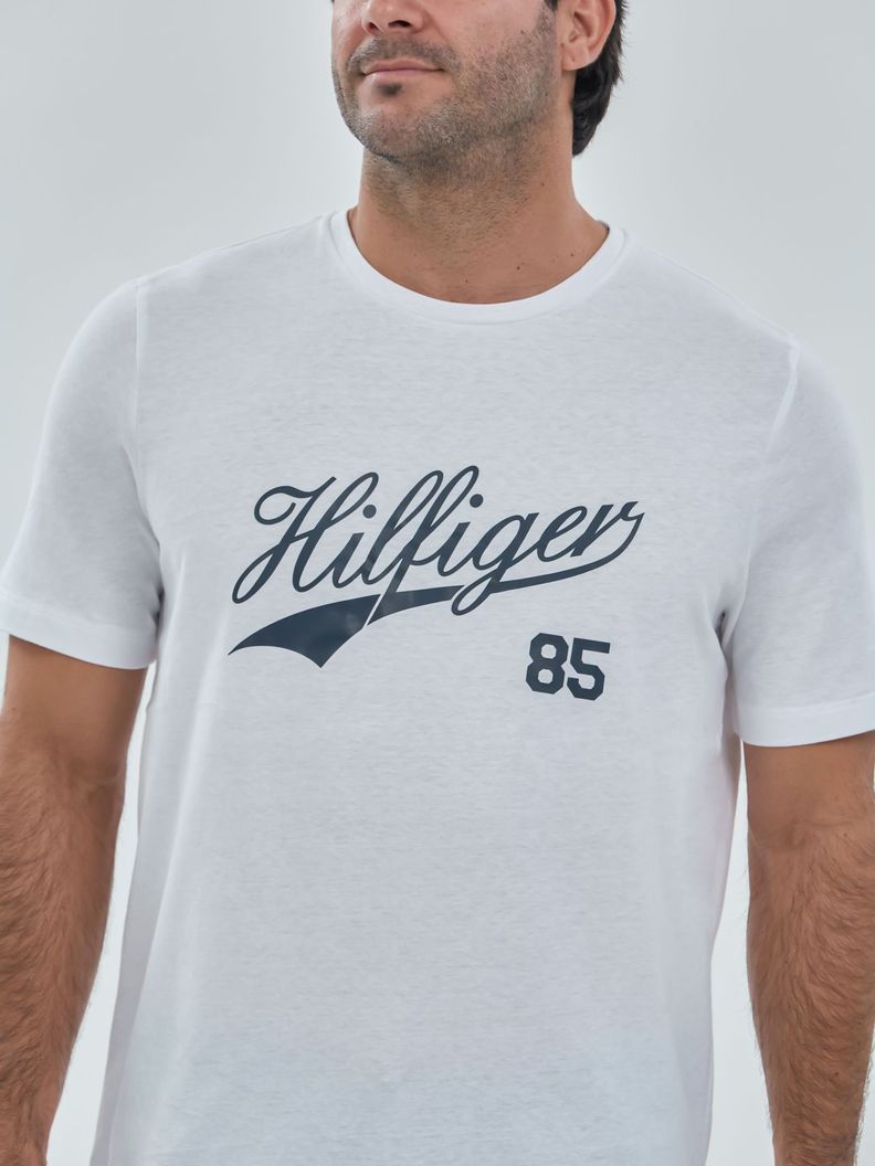 Polera De Pijama Con Logo Blanco Tommy Hilfiger-2