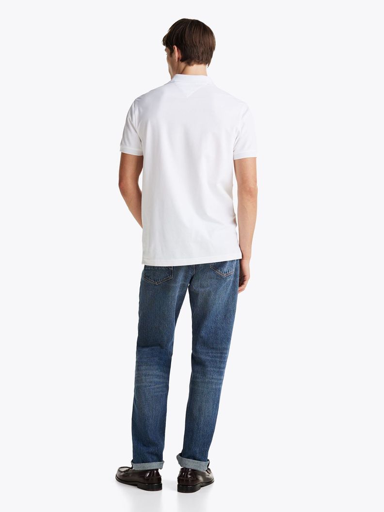 Polo Flex De Corte Regular Blanco Tommy Hilfiger-2