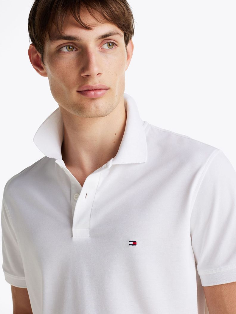 Polo Flex De Corte Regular Blanco Tommy Hilfiger-3