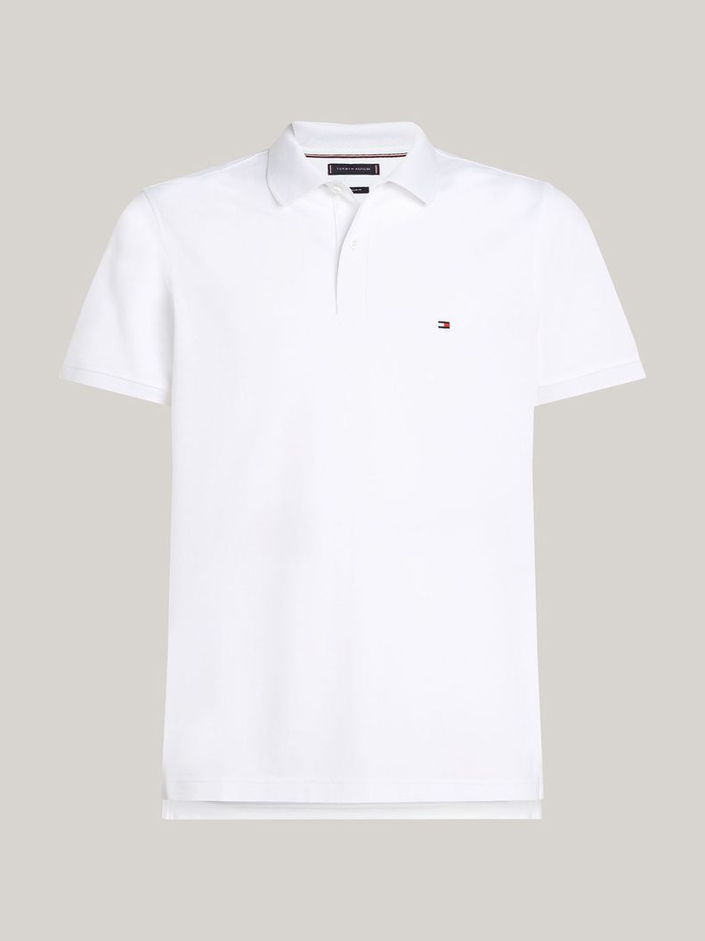 Polo Flex De Corte Regular Blanco Tommy Hilfiger-4