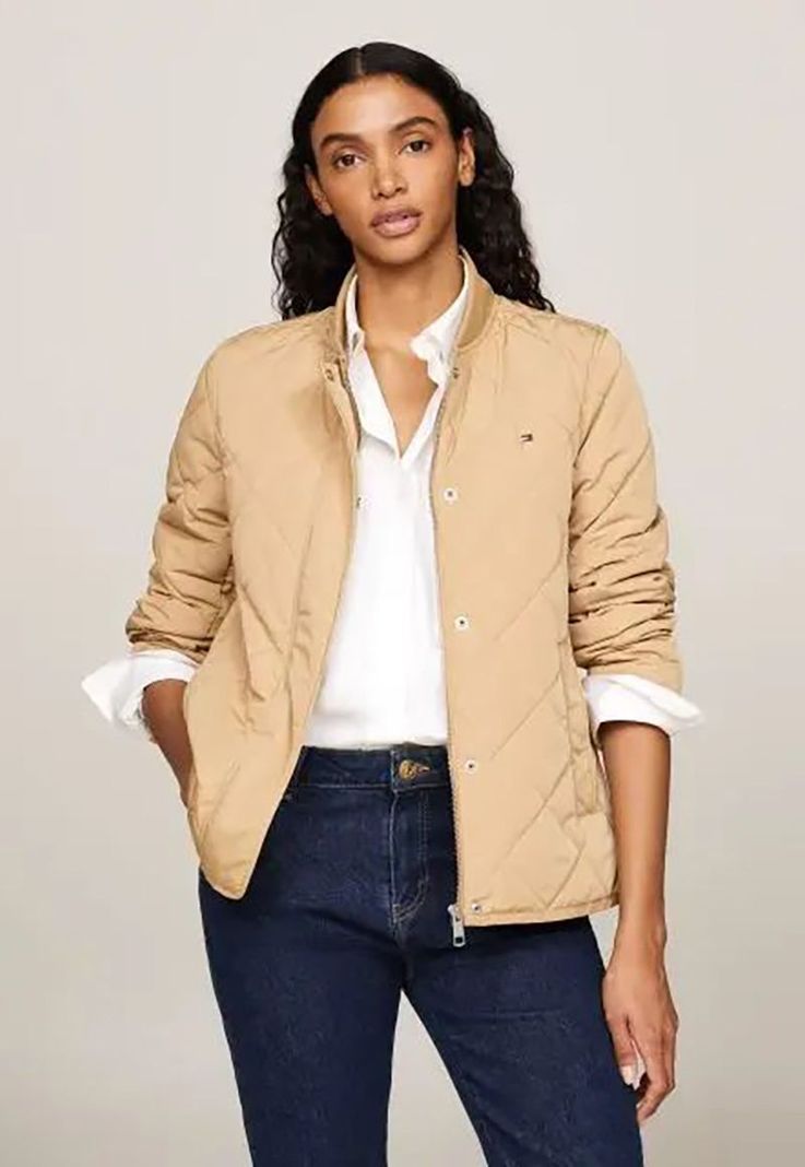 Chaqueta Quilted Reversible Beige Tommy Hilfiger-0