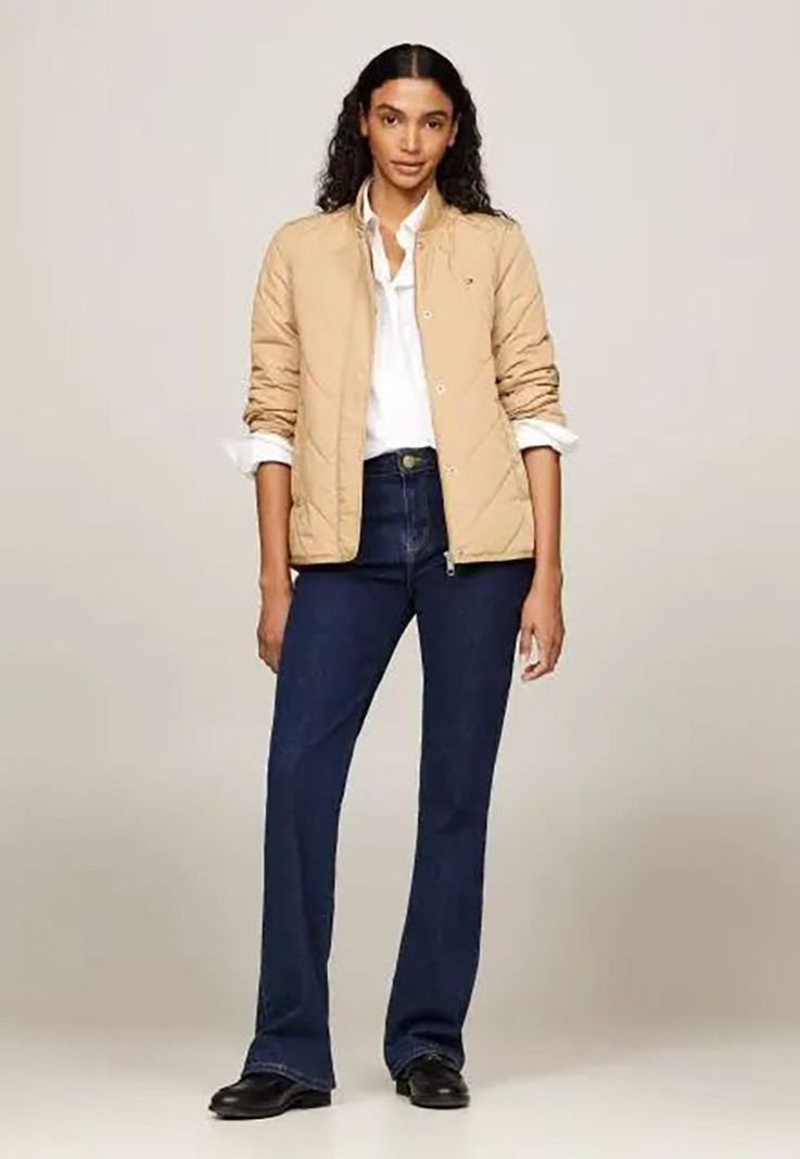 Chaqueta Quilted Reversible Beige Tommy Hilfiger-1