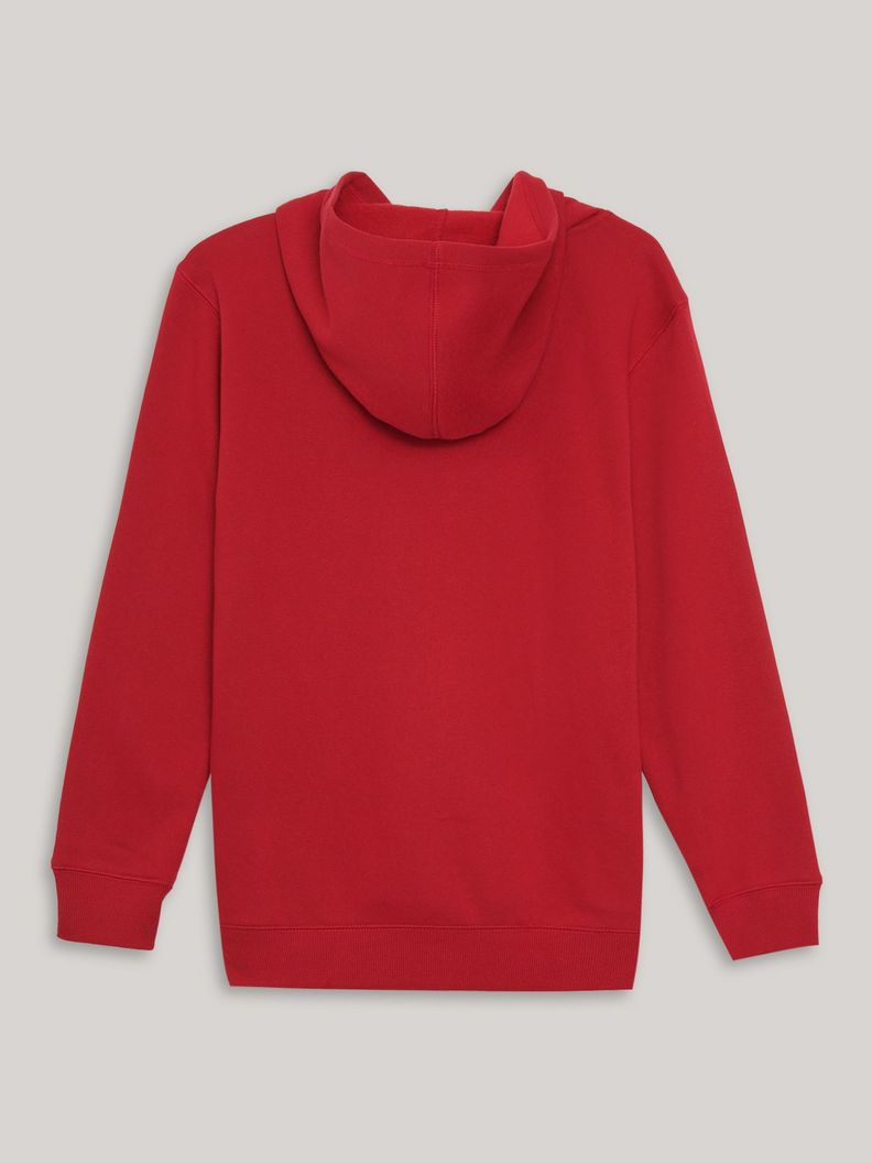 Polerón Hoodie Niño Con Logo Vars Rojo Tommy Hilfiger-1