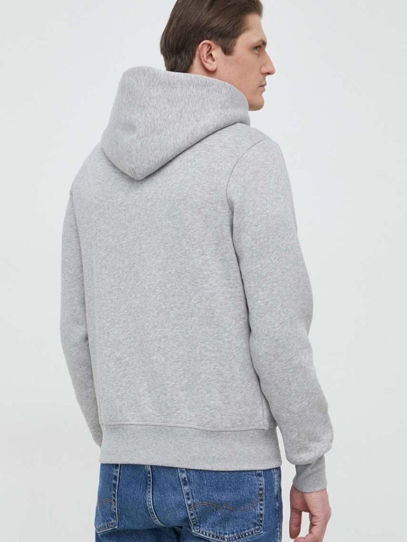 Polerón Hoodie Curve Logo Gris Tommy Hilfiger-1