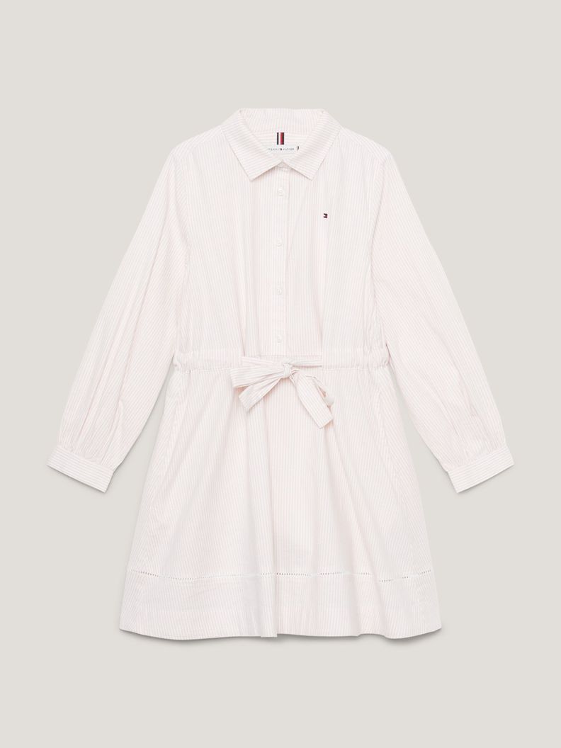 VESTIDO ESSENTIAL RAYAS ITHACA BLANCO TOMMY HILFIGER-0