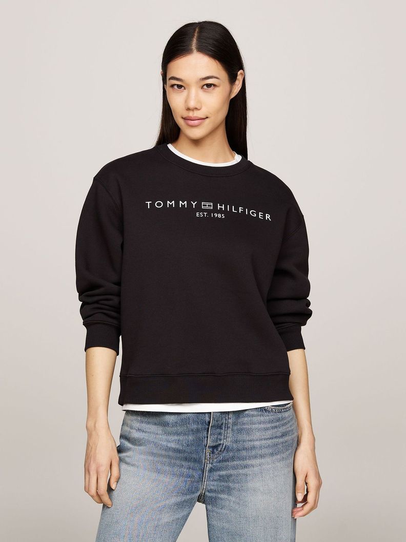 Polerón Modern Con Logo Negro Tommy Hilfiger-0