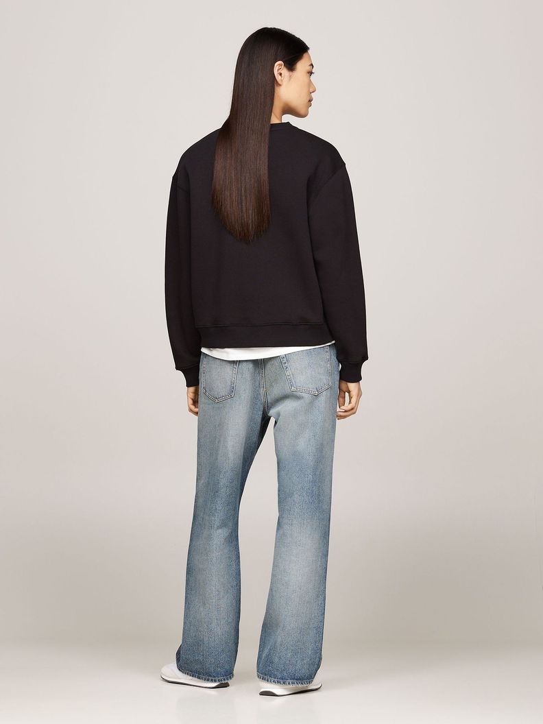 Polerón Modern Con Logo Negro Tommy Hilfiger-2