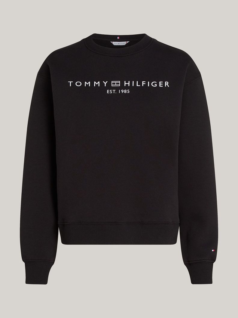 Polerón Modern Con Logo Negro Tommy Hilfiger-4