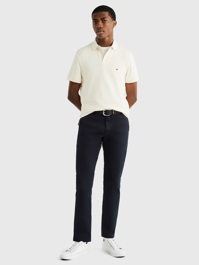 Polo Im 1985 Regular Fit Beige Tommy Hilfiger-1