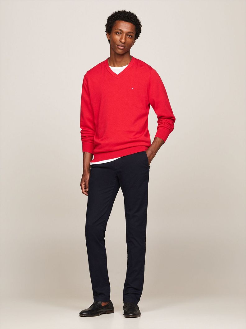 Pantalón Chino Bleecker Azul Tommy Hilfiger-0