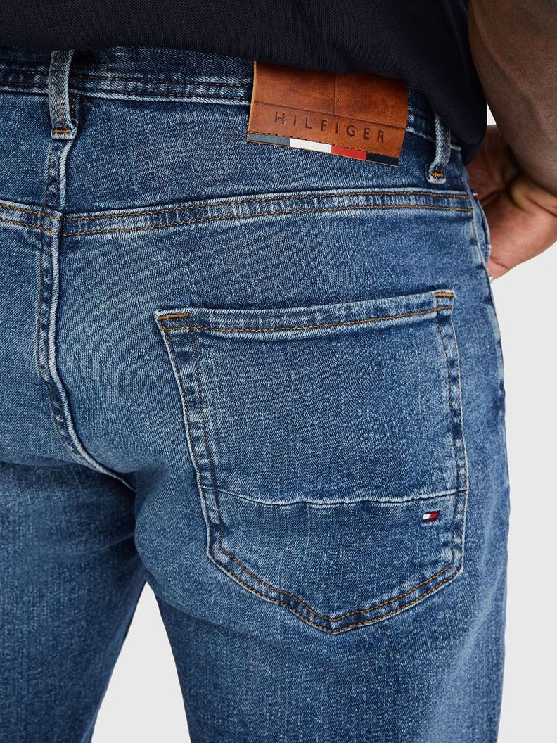 Jeans Denton Flex Efecto Desgastado Azul Tommy Hilfiger-3