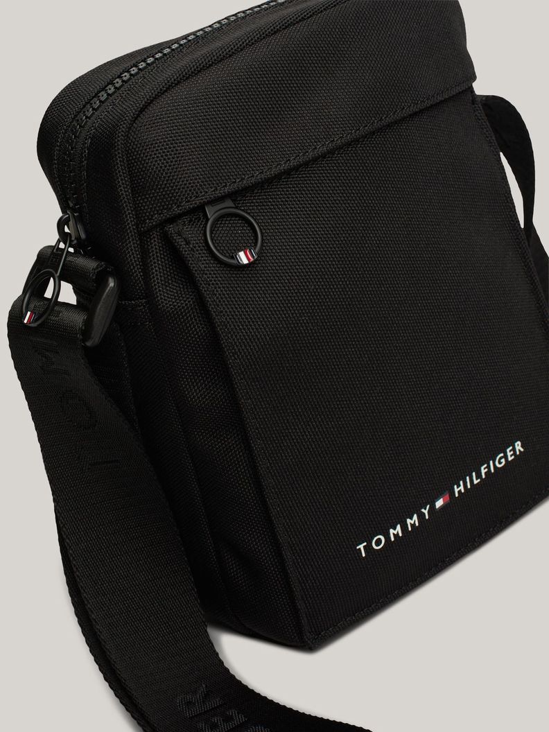 Bolso Reporter Solid Con Logo Negro Tommy Hilfiger-2