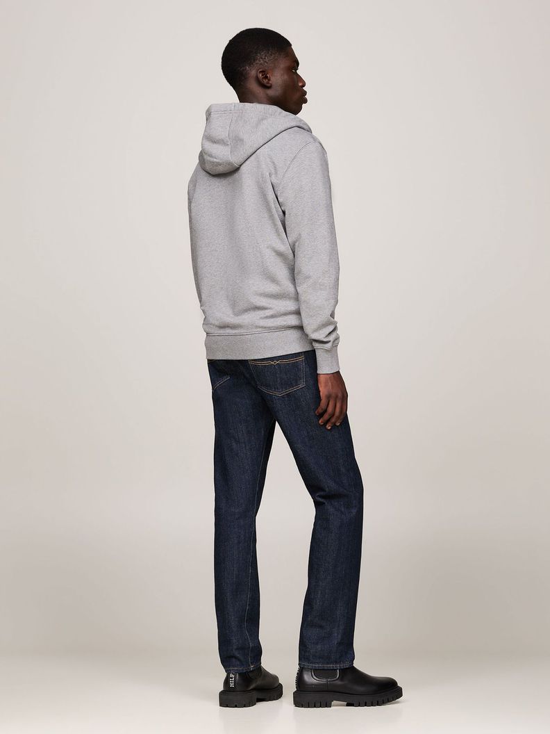 Polerón Hoodie Solic Con Cremallera Gris Tommy Hilfiger-2