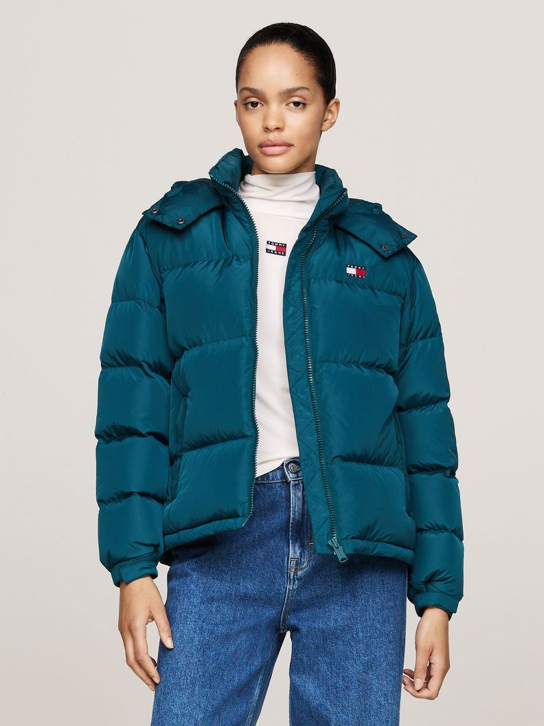 Parka Alaska Repelente Al Agua Verde Tommy Hilfiger-0