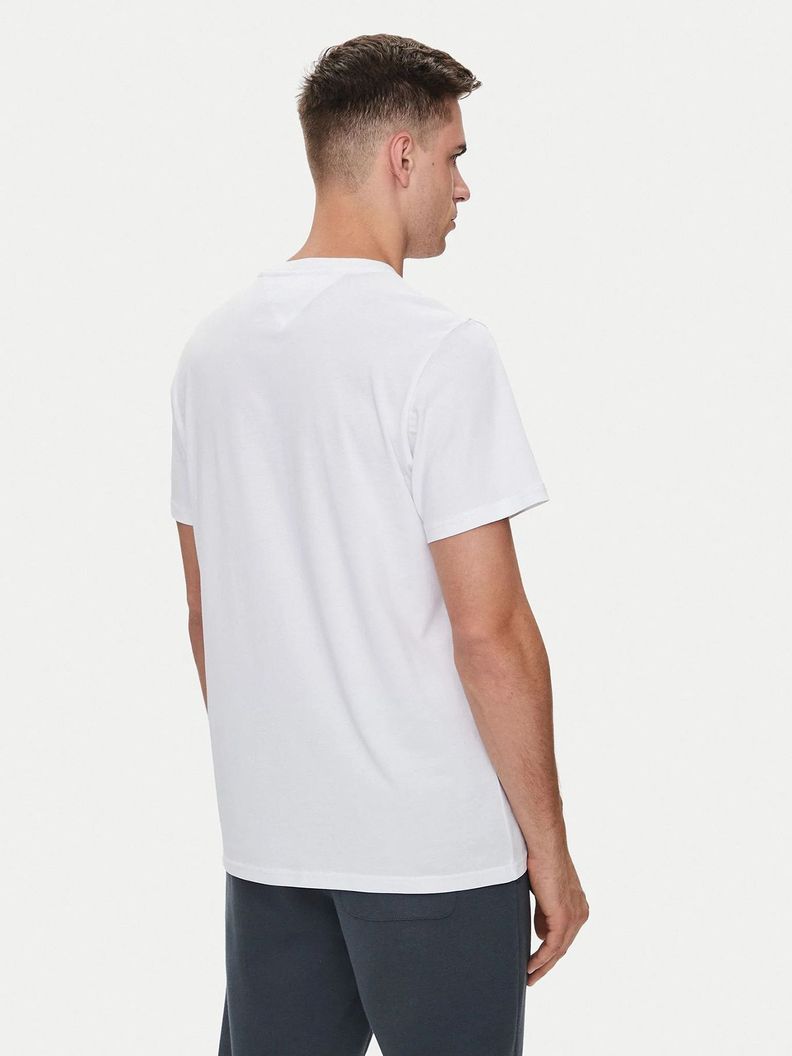 Polera Logo Slim Fit Blanco Tommy Jeans-2