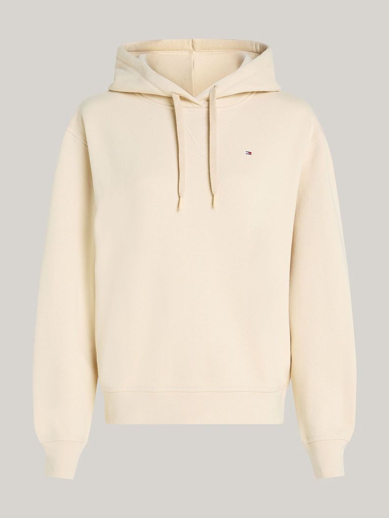Polerón Hoodie Con Logo Bordado Beige Tommy Hilfiger-4