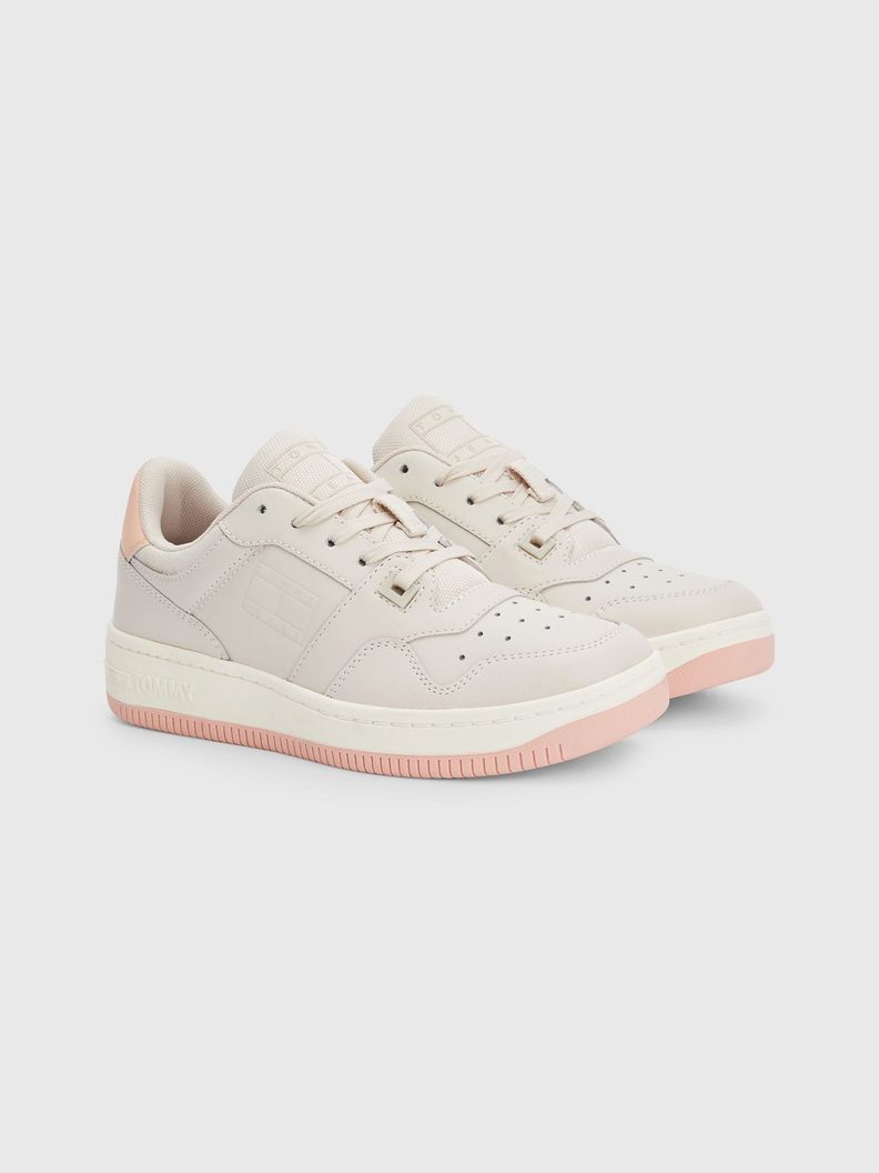 Zapatilla Basketball Essential Beige Tommy Hilfiger-0